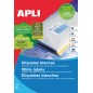 Apli Étiquettes Blanches Permanentes 105,0 x 37,0 mm 25 Feuilles