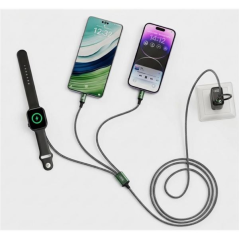 câble gris USB A USB C