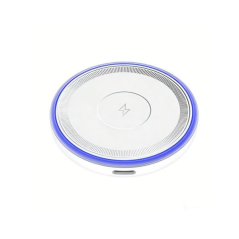 chargeur sans fil magnétique blanc