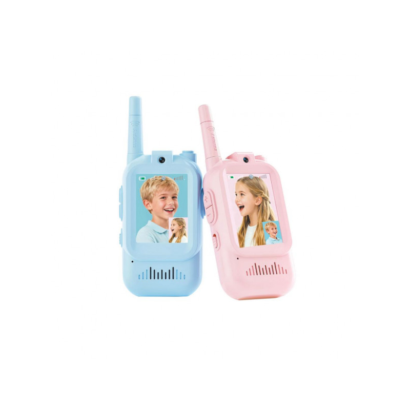 XO DJJ02 Pack 2 Talkie-Walkies Enfants 200m Rechargeables Multicolore