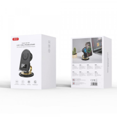 support smartphone noir haut-parleur