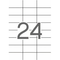 ✅ Apli étiquettes blanches permanentes 70,0 x 37,0 mm 25 feuilles couleur Blanc en stock