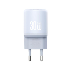 chargeur mural bleu double port
