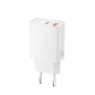 XO L161 Chargeur Mural USB-A 18W USB-C 20W Blanc