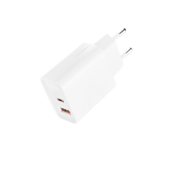 chargeur mural blanc double port