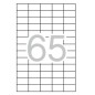 Apli Étiquettes Blanches Permanentes 38 x 21,2 mm 25 Feuilles