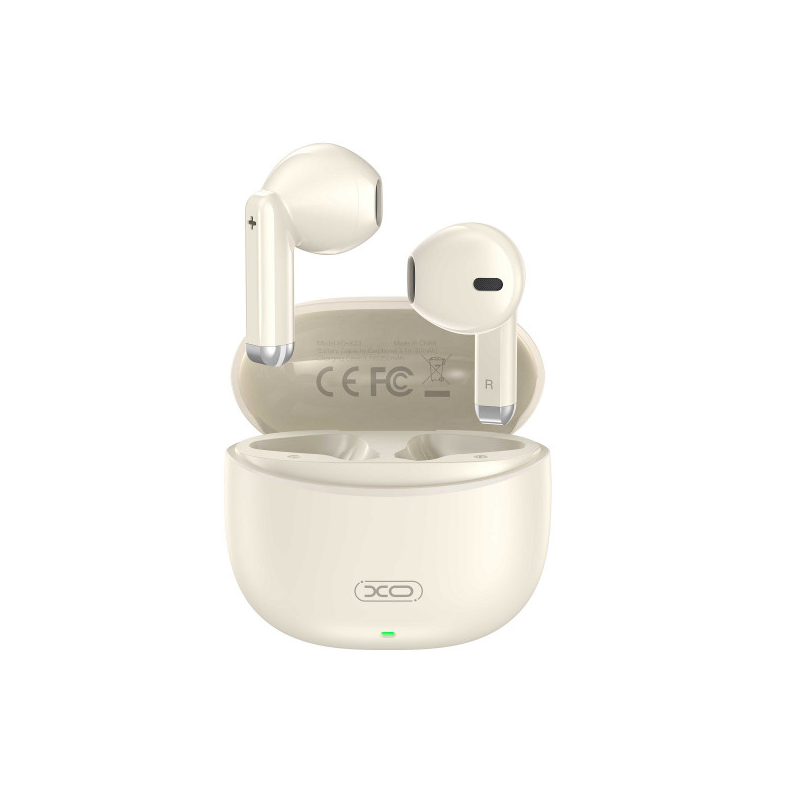 XO X33 Écouteurs TWS Bluetooth 5.3 Beige USB-C
