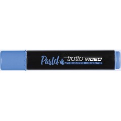 ✅ LOT de 12 Tratto Video Marqueur Fluorescent Pastel - Pointe Biseautée - Encre à Base d'Eau - Séchage Rapide en stock