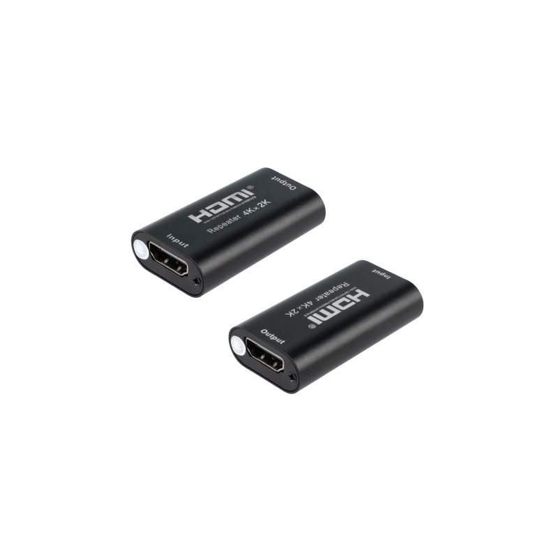 Nanocable Répéteur HDMI 4K 24Hz H/F Amplification 40m Noir