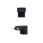 Adaptateur HDMI coudé 90° femelle vers mâle noir