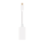 Nanocable Convertisseur Mini DisplayPort vers HDMI 15cm Blanc Nanocable Convertisseur Mini DisplayPort vers HDMI 15cm Blanc