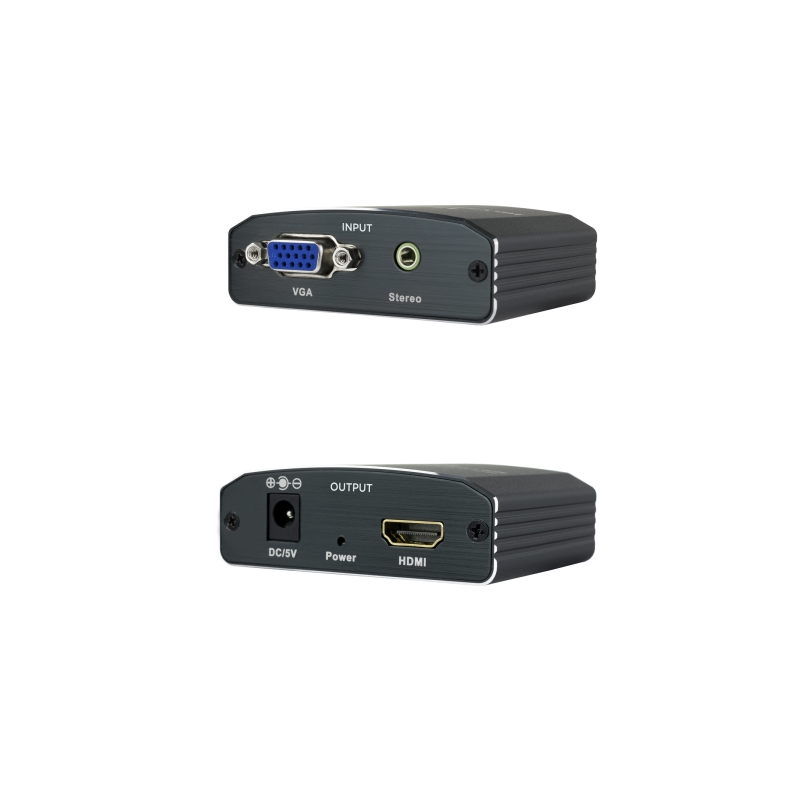 Convertisseur VGA et audio vers HDMI Nanocable noir Convertisseur VGA et audio vers HDMI Nanocable noir