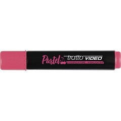 ✅ LOT de 12 Tratto Video Marqueur Fluorescent Pastel - Pointe Ciselée - Encre à Base d'Eau - Séchage Rapide - en stock