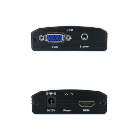 Convertisseur VGA et audio vers HDMI Nanocable noir