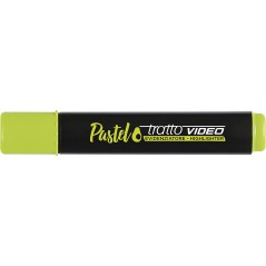 ✅ LOT de 12 Tratto Video Marqueur Pastel Fluorescent - Pointe Ciselée - Encre à Base d'Eau - Séchage Rapide - en stock