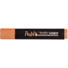 ✅ LOT de 12 Tratto Video Marqueur Pastel Fluorescent - Pointe Ciselée - Encre à Base d'Eau - Séchage Rapide - en stock