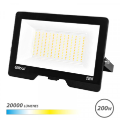 projecteur LED noir extérieur Elbat