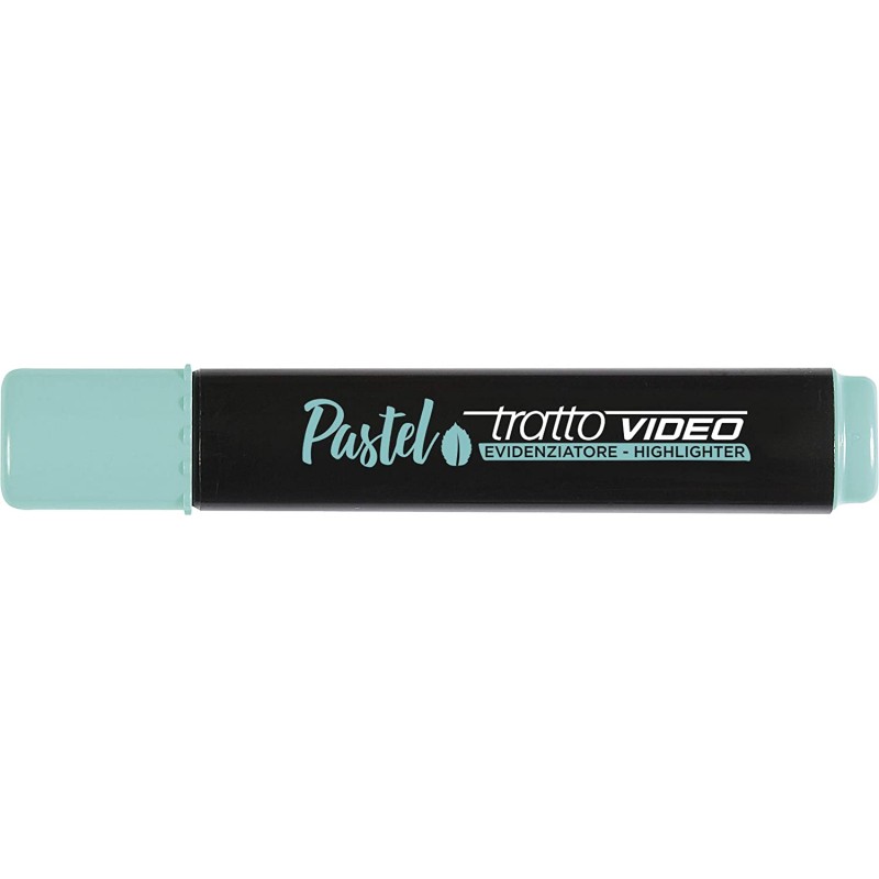 Marqueur Fluorescent Pastel Vert Menthe - Tratto Video x12

