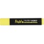 Marqueur Fluorescent Jaune Tratto Video - Lot de 12 - Pointe Biseautée

