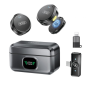 Microphone cravate sans fil XO MC12 USB-C gris 8h autonomie Microphone cravate sans fil XO MC12 USB-C gris 8h autonomie