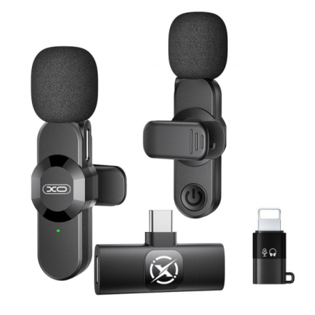 microphone cravate noir USB-C