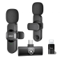 Microphone cravate sans fil XO MC14 USB-C noir 15m 7g