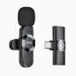 Microphone cravate sans fil XO MC14 USB-C noir 15m 7g