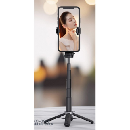 XO SS29 Trépied et Perche Selfie Bluetooth Noir 11-38cm