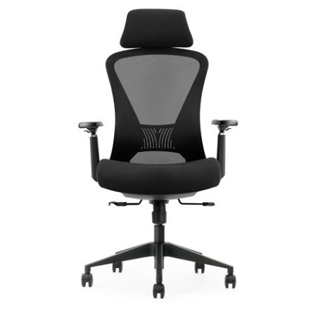 Chaise de bureau Cromad Senior Range SE5000 - Piston à gaz de grade 4 - Supports lombaires et cervicaux réglables - Dossier en