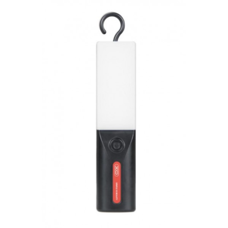 lampe de poche LED solaire noire