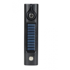 Lampe torche LED XO YH18 solaire 5 modes noir