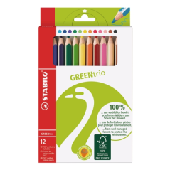 Trio de crayons de couleur assortis