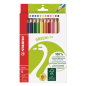 Stabilo GREENtrio 12 crayons de couleur assortis Stabilo GREENtrio 12 crayons de couleur assortis