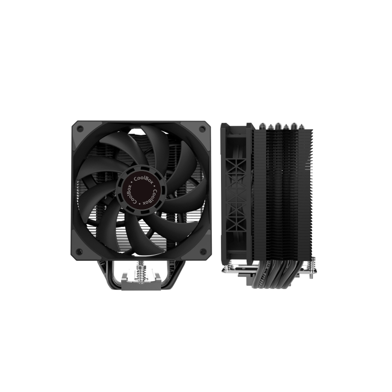 Coolbox H6 Black Dissipateur 6 heatpipes Noir Coolbox H6 Black Dissipateur 6 heatpipes Noir