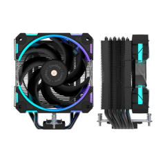 Dissipateur noir à 6 heatpipes