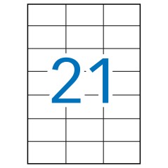 ✅ Apli étiquettes blanches permanentes pour laser 70,0 x 42,4 mm 250 feuilles couleur Blanc en stock