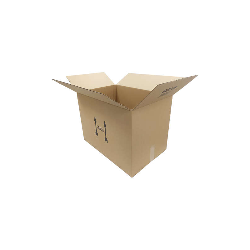 Lot de 15 cartons 60x40x44 cm canal 5 brun Lot de 15 cartons 60x40x44 cm canal 5 brun
