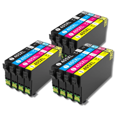 Pack 123CONSOMMABLES compatible EPSON 405 XL, 12 cartouches