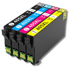 Pack 123CONSOMMABLES compatible EPSON 405 XL, 4 cartouches