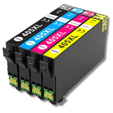 Pack 123CONSOMMABLES compatible EPSON 405 XL, 4 cartouches