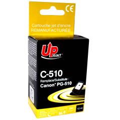 Cartouche compatible Canon PG510 noire Uprint 250 pages