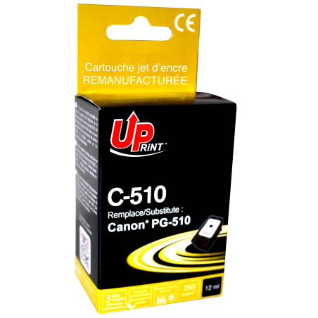 Cartouche compatible Canon PG510 noire Uprint 250 pages