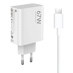 Chargeur mural Xiaomi 67W HyperCharge USB-A avec câble 67W