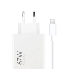 Chargeur mural Xiaomi 67W HyperCharge USB-A avec câble 67W