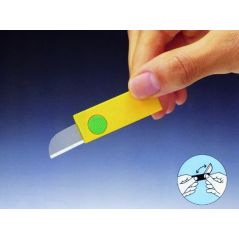 mini cutter de poche jaune