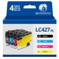Pack compatible BROTHER LC427 XL, 4 cartouches