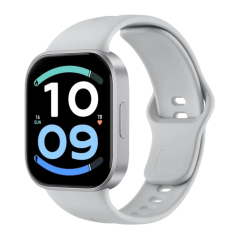 montre connectée Xiaomi argentée