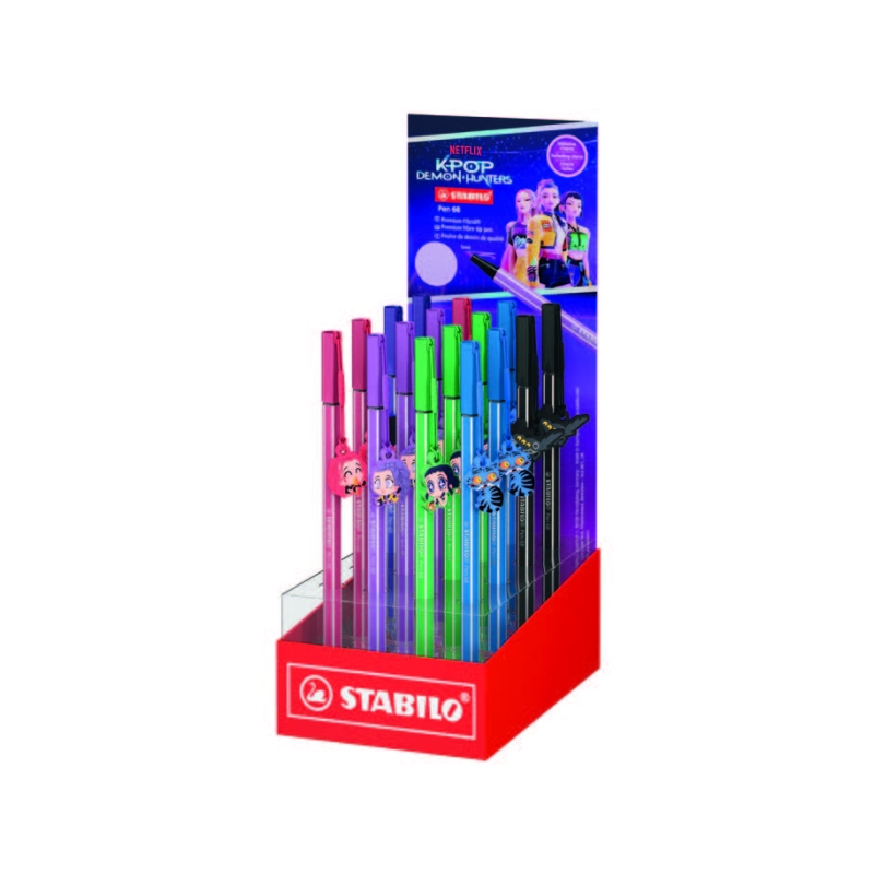 Stabilo Pen 68, feutres fibre 16 couleurs assorties Stabilo Pen 68, feutres fibre 16 couleurs assorties