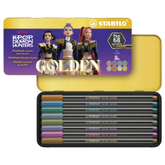 feutres Stabilo Pen 68 métalliques