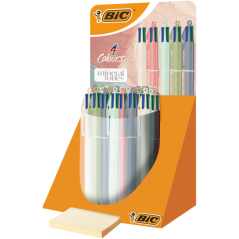 Stylos rétractables couleurs assorties
